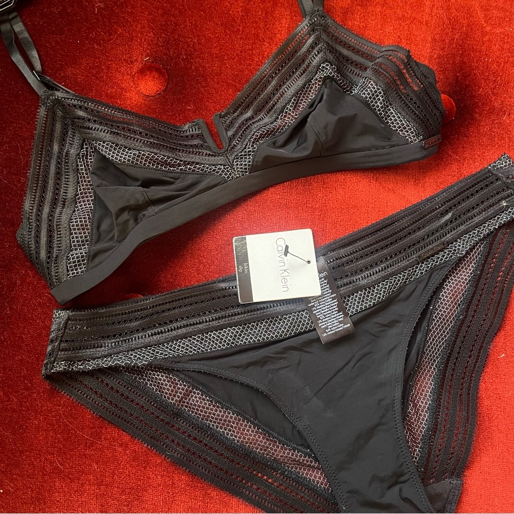 Calvin Klein bra and panty set